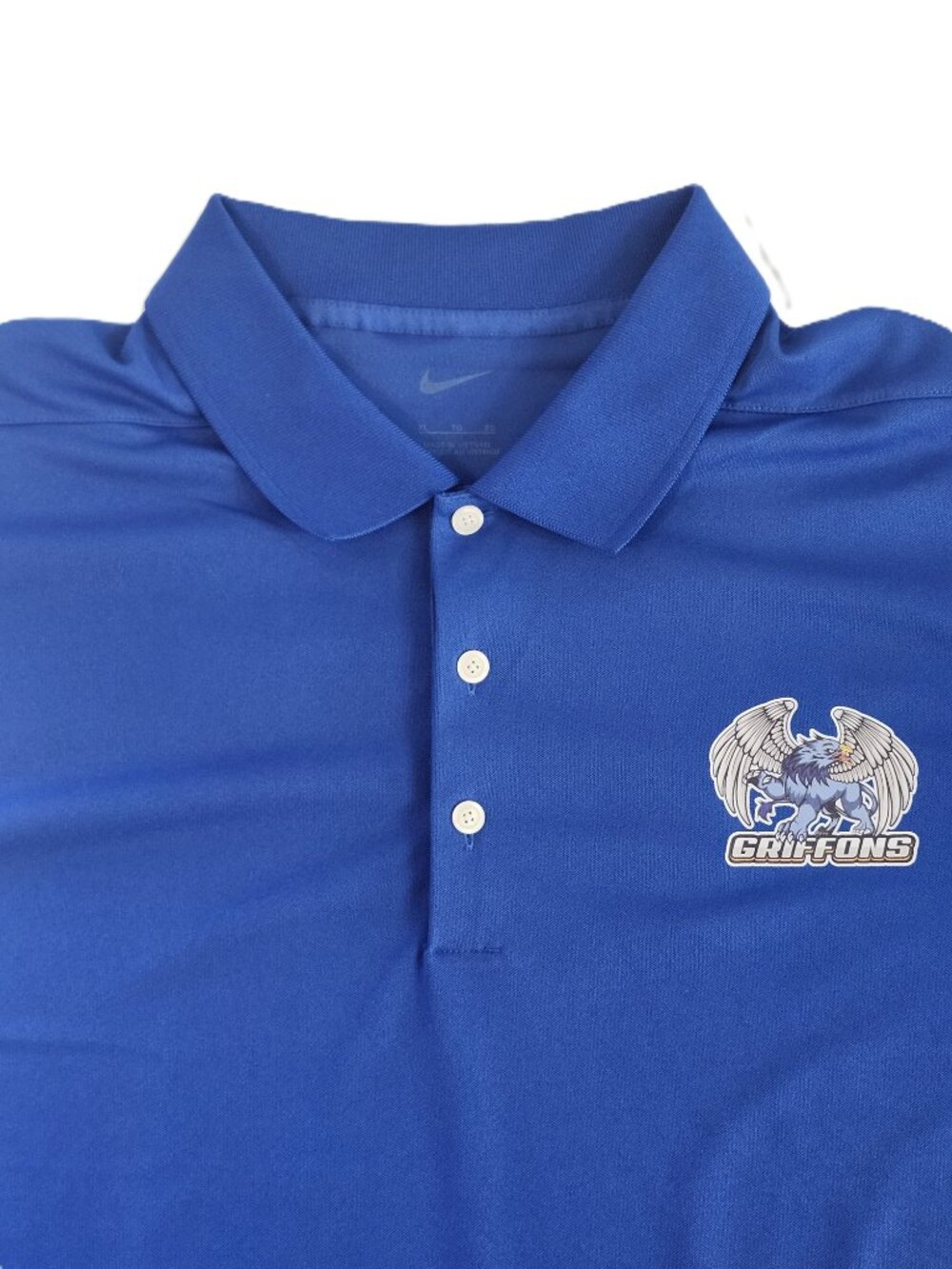 Nike Dri‑Fit Golf Shirt – XL – Blue – Griffons de Sacré‑Cœur